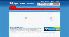Desktop Screenshot of iqraonlineinstitute.com